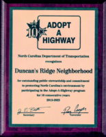 Adopt-A-Highway-10-years-achievement