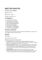 March 2026 – HOA Board Meeting Minutes