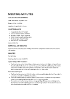 August 2026 – HOA Board Meeting Minutes (Public)